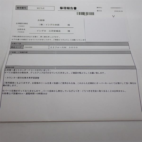 ２２フォースマスター３０００